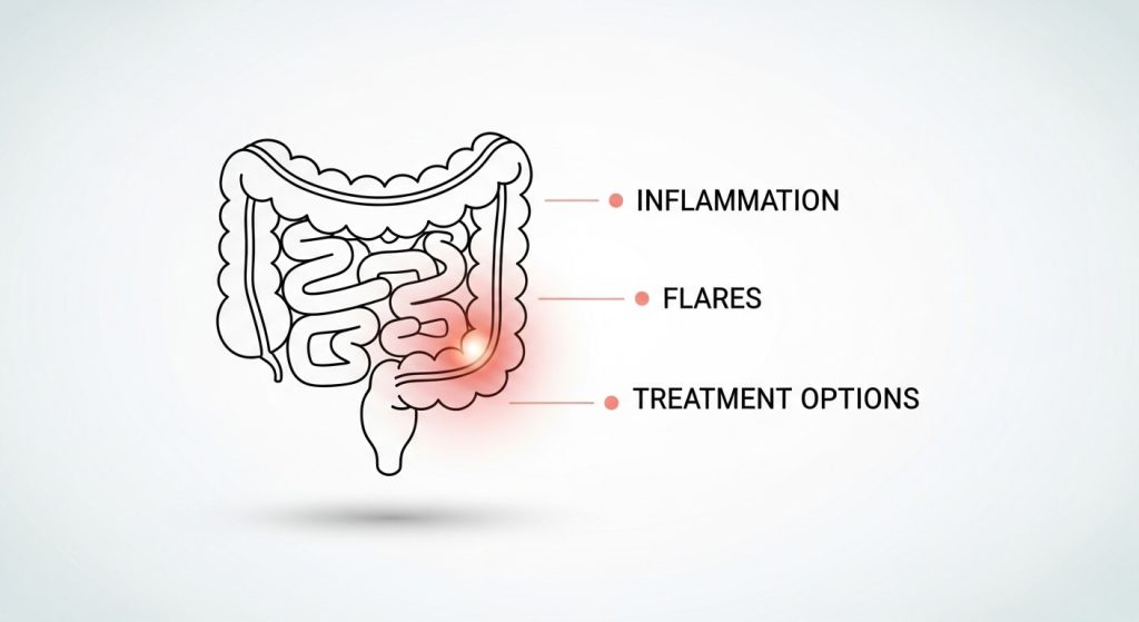 Crohns Disease symptoms, diagnosis, and treatment overview